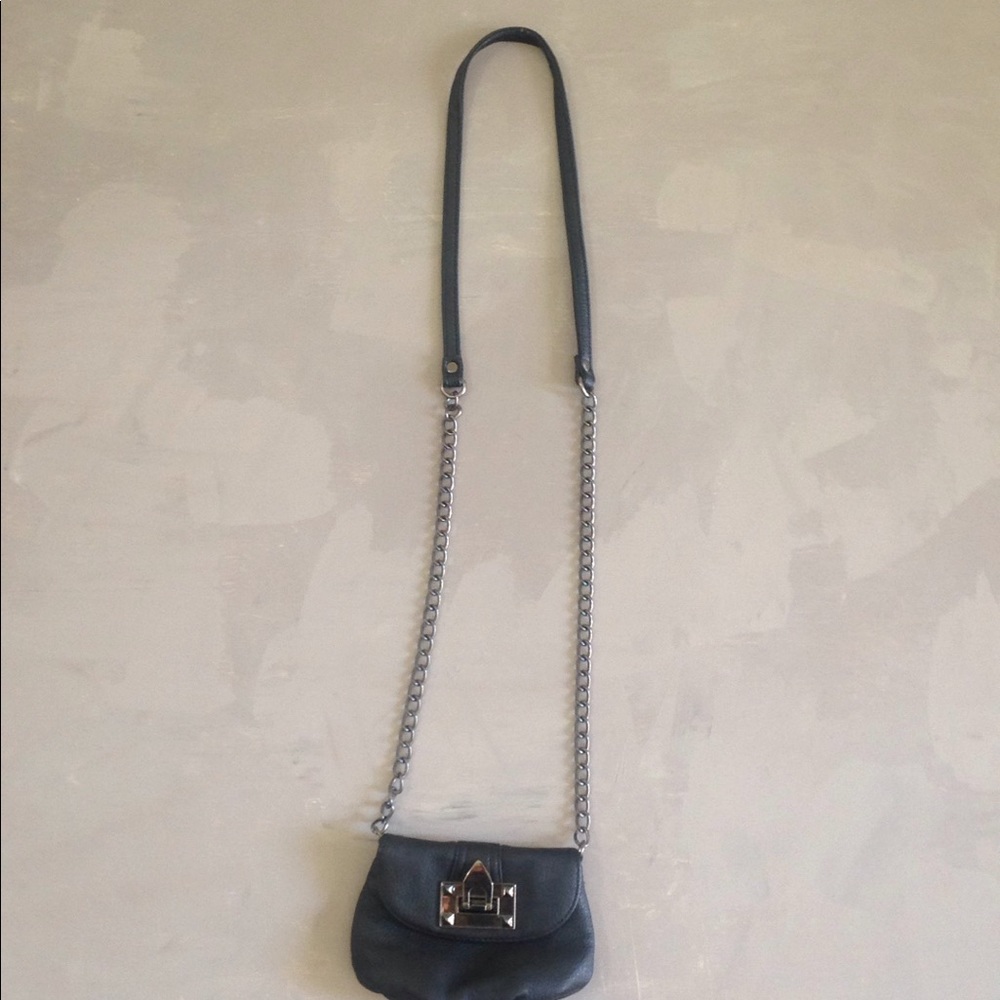 Women's black mini cross body bag!